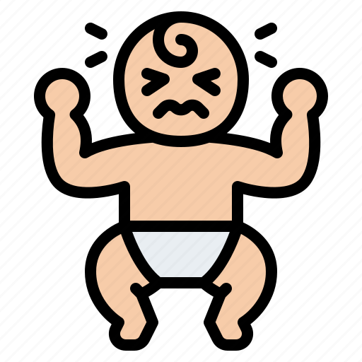 Newborn, cry, baby, hungry icon - Download on Iconfinder