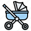 stroller, baby, transport, carriages 