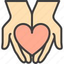 care, charity, hands, heart, love, valentine