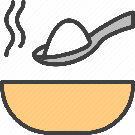 Add, cooking, hot, plate, spoon icon - Download on Iconfinder