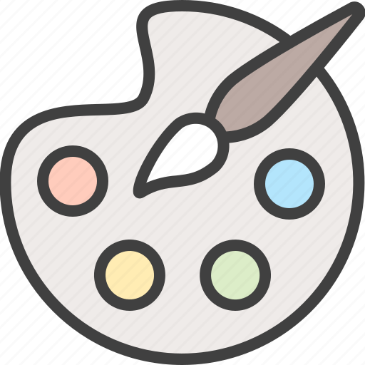 Art, brush, color, drawing, painting, palette icon - Download on