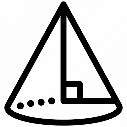 Geometry, cone, mathematics icon - Download on Iconfinder
