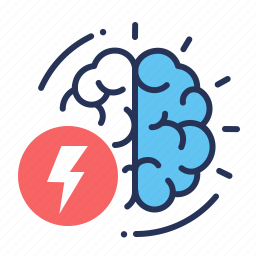 Brain, charging, idea, lightning icon - Download on Iconfinder