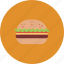 burger, fast, food, hamburger, meal, salad, tomato 