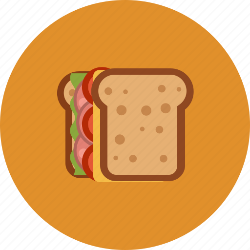 Bread, cheese, ham, meal, salad, sandwich, tomato icon - Download on Iconfinder