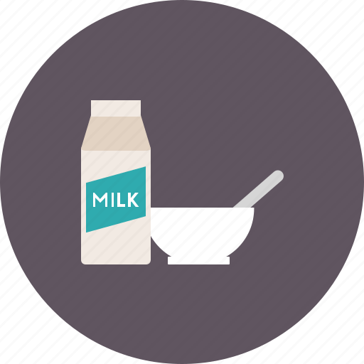Breakfast, cereal, dairy, food, healthy, meal, milk icon - Download on Iconfinder