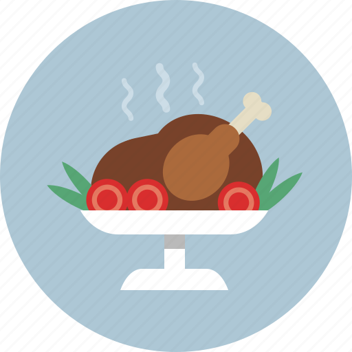 Chicken, dish, food, meal, roasted, salad, tomato icon - Download on Iconfinder