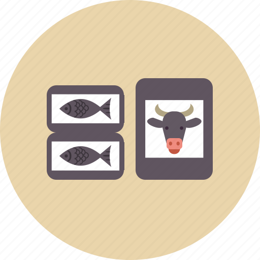 Beef, canned, fish, food, meal, store-bought icon - Download on Iconfinder