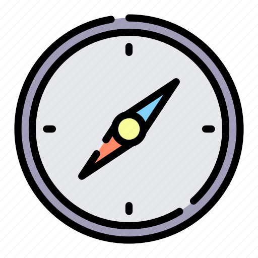 Compass, magnetic, instrument, direction, bearing, measuring icon - Download on Iconfinder