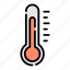thermometer, instrument, indicator, tube, mercury, measuring 
