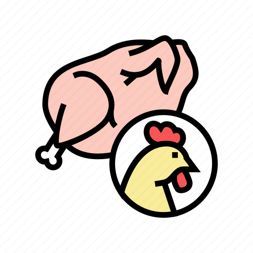 Chicken, meat, carcass, smoked, dried, sausage icon - Download on Iconfinder
