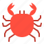 animal, crab, food, meat, sea 