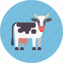 animal, cow, farm, meat, milk, pet