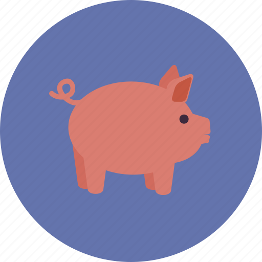Farm, flour, food, meat, pig, pink, zoo icon - Download on Iconfinder