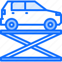 car, lift, mechanic, platform, service, transport
