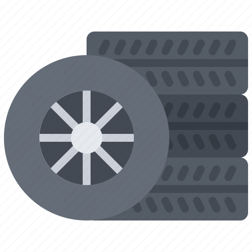 Car, mechanic, service, set, tire, transport icon - Download on Iconfinder