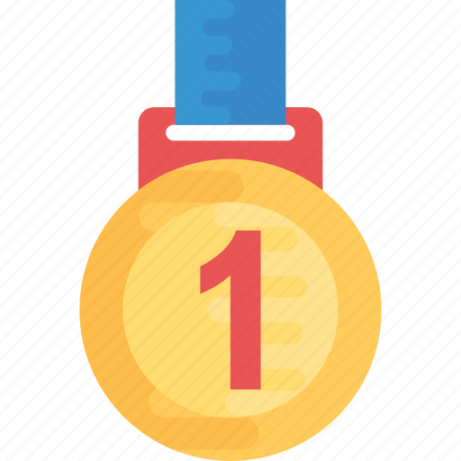Champion medal, first place, first rank, medal, winner icon - Download on Iconfinder