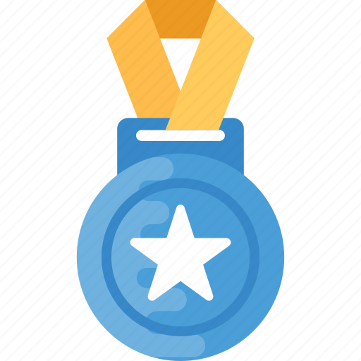 Game medal, medal, olympic medal, sports award, star medal icon - Download on Iconfinder