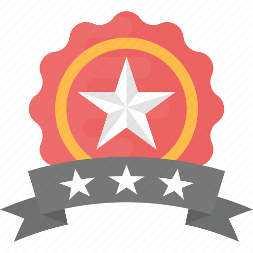 Achievement award, honor prize, ranking badge, rating symbol, star badge icon - Download on Iconfinder