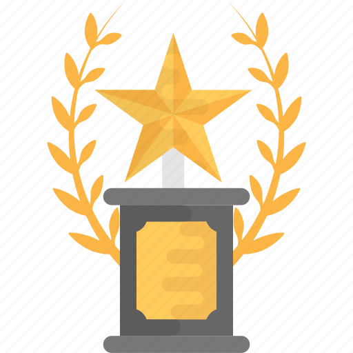 Award, champion trophy, prize, star shield, winner icon - Download on Iconfinder