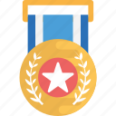 army badge, emblem, honor symbol, military medal, star reward