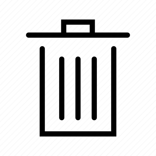 Delete, dustbin, recycle, cancel, garbage, remove, trash icon - Download on Iconfinder
