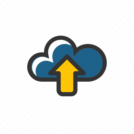 Cloud, device, electronic, media, multimedia, upload icon - Download on Iconfinder