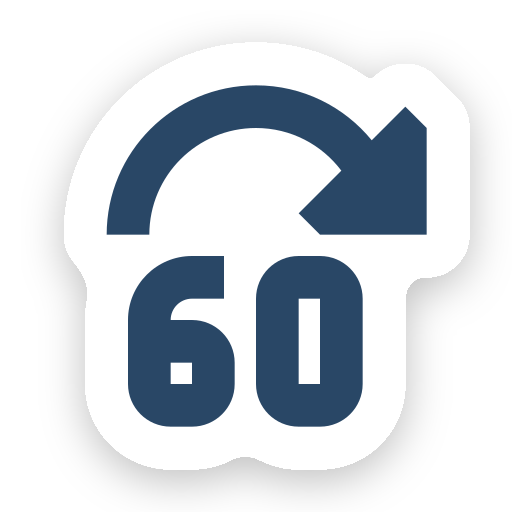 Forward, sixty, seconds, backward, audio, video icon - Free download