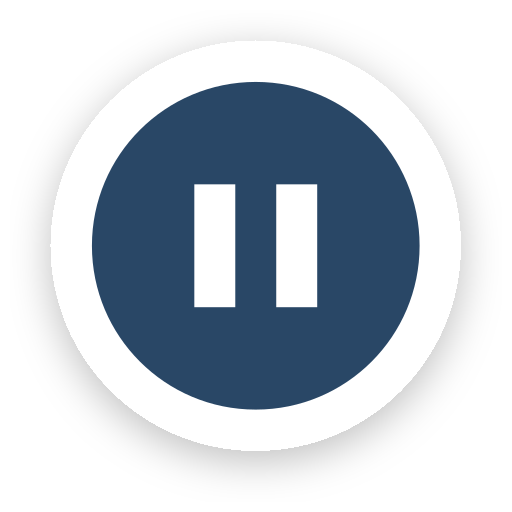 Circle, pause, media control, video, audio icon - Free download