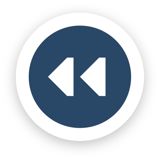 Circle, rewind, media control, video, audio icon - Free download