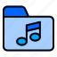 folder, music, media, player, file, audio 