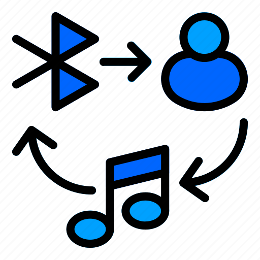 Share, music, bluetooth, singer, connection, media, player icon - Download on Iconfinder