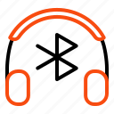 bluetooth, headphone, media, player, wireless, connection