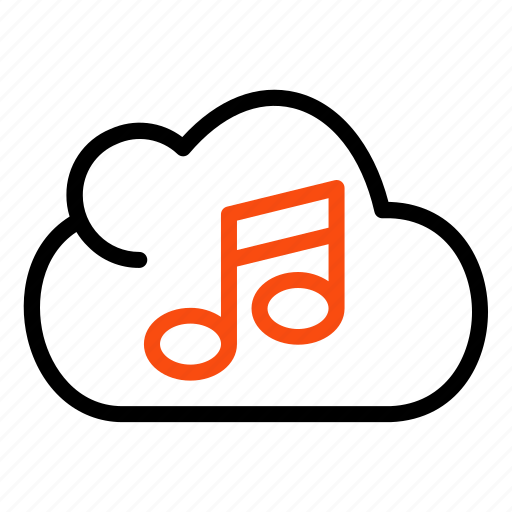 Cloud, music, media, player, audio, sound icon - Download on Iconfinder