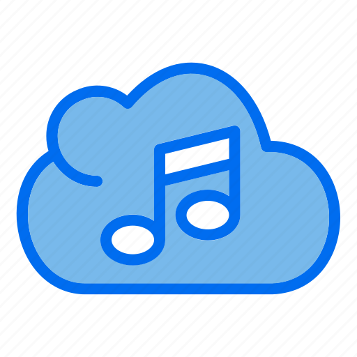Cloud, music, media, player, audio, sound icon - Download on Iconfinder