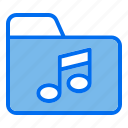 folder, music, media, player, file, audio