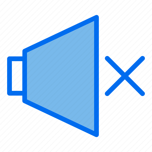 1, volume, xmark, media, player, off, speaker icon - Download on Iconfinder