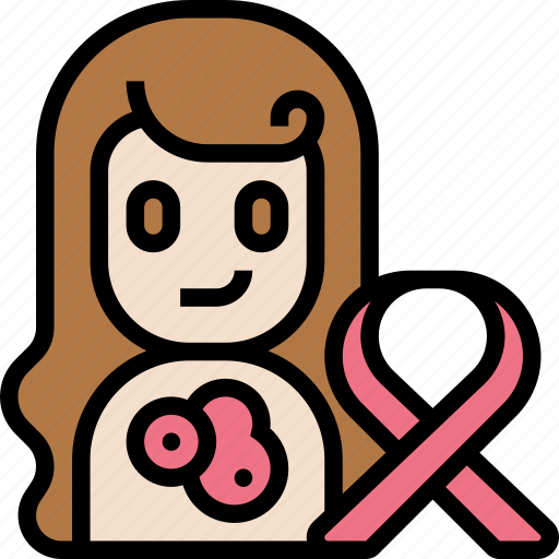 Cancer, woman, awareness, organ, illness icon - Download on Iconfinder