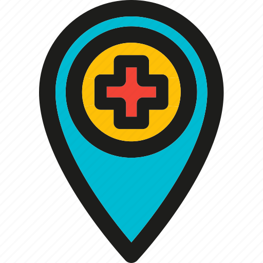 Hospital, location, dental, health, healthcare, medical, medicine icon - Download on Iconfinder