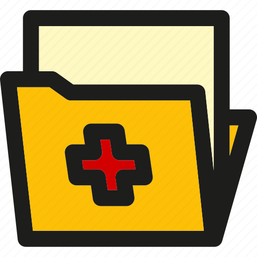 Folder, medical, dental, health, healthcare, medicine icon - Download on Iconfinder