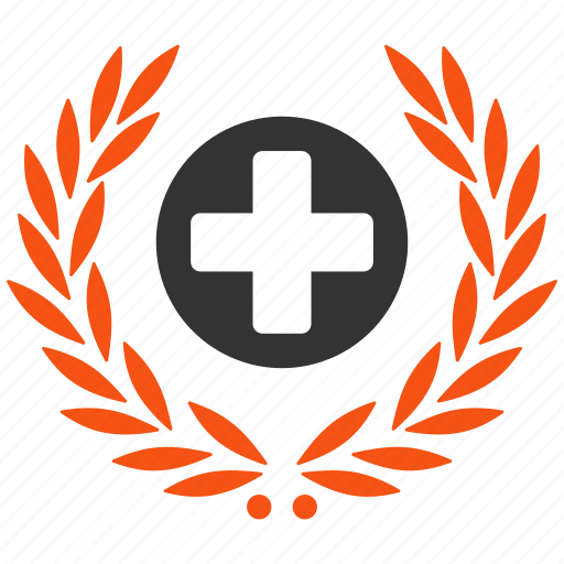 Award, awards, health care, healthcare, hospital, laureal, medical embleme icon - Download on Iconfinder