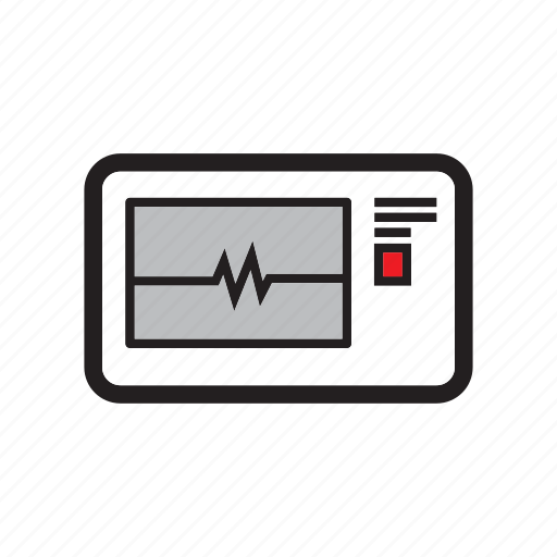 Medical, electrocardiogram, heart beat icon - Download on Iconfinder