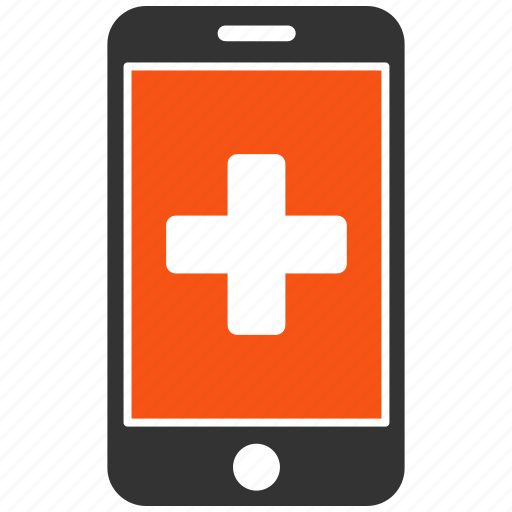 Healthcare, medical cross, medicine, mobile, phone, screen, smartphone icon - Download on Iconfinder
