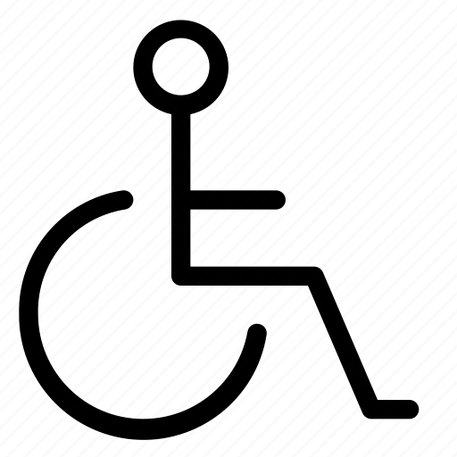 Chair, disabled, handicapped, medical, wheel icon - Download on Iconfinder