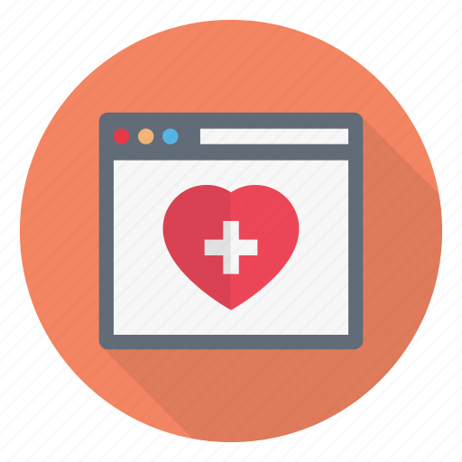 Browser, healthcare, medical, online, webpage icon - Download on Iconfinder