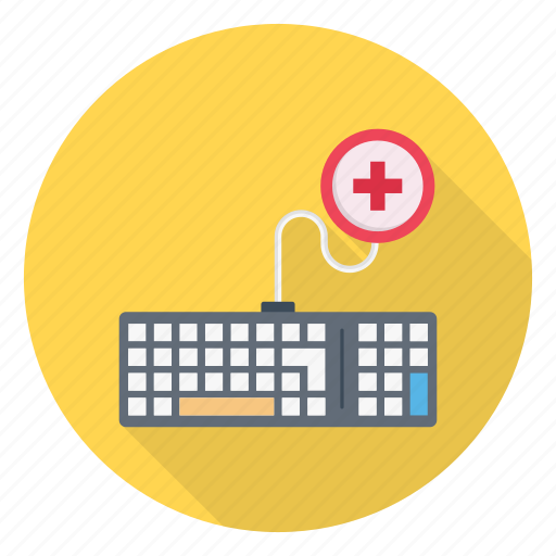 Computer, healthcare, keyboard, medical, typing icon - Download on Iconfinder