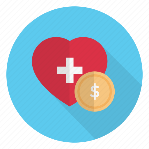 Coin, dollar, health, heart, life icon - Download on Iconfinder