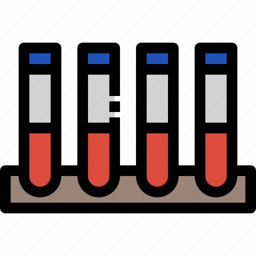 Blood, experiment, lab, medical, test, testing, tube icon - Download on Iconfinder