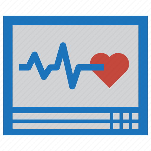 Healthcare, heart, medical, monitor, pulse, rate icon - Download on Iconfinder