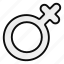 female, female sign, female symbol, gender, masculine, sex, specific gender 